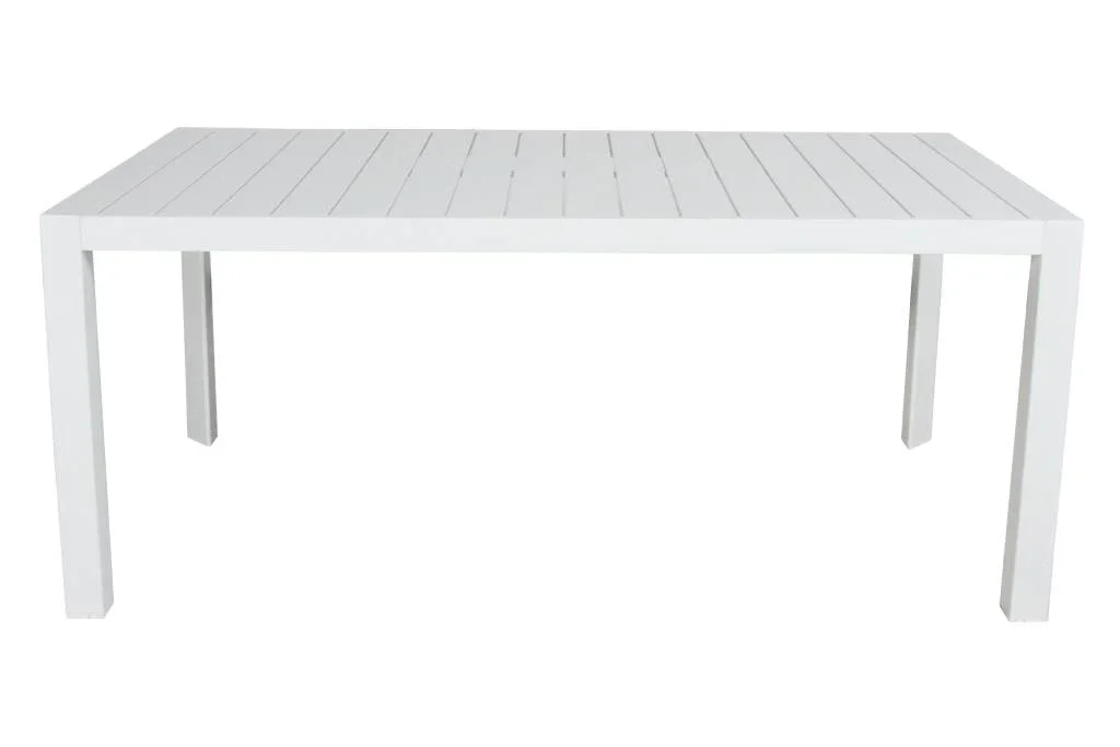 VI Icaria Aluminium Outdoor Dining Table - Charcoal and White