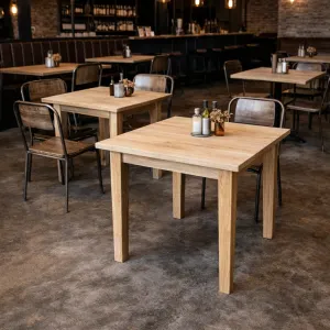 MF Espresso Recycled Timber Square Dining Table thumbnail 3