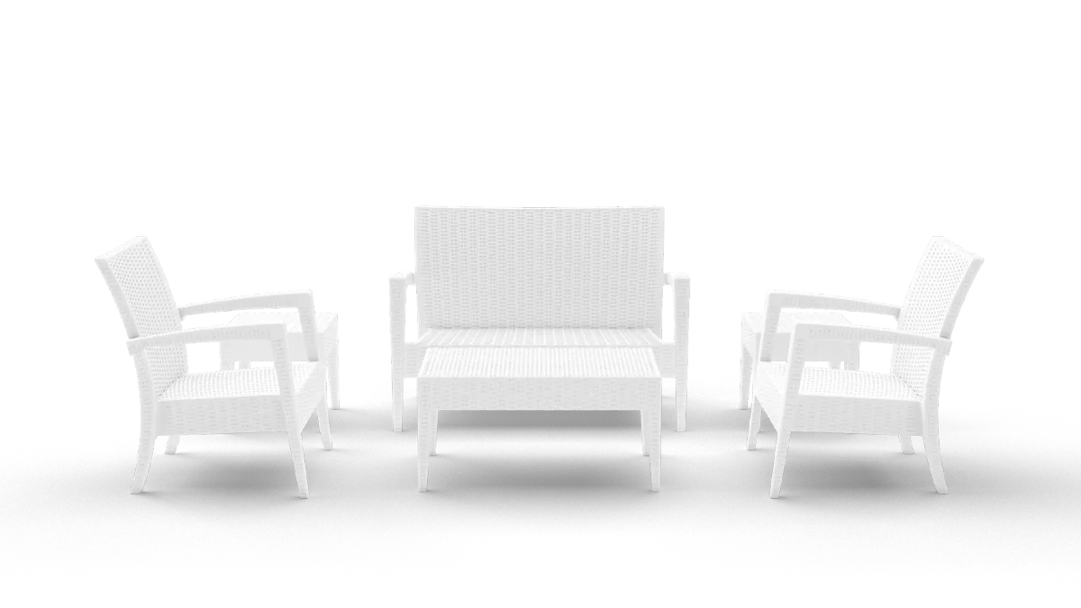 FL Miami Tequila Hospitality Outdoor Lounge Sofa Set