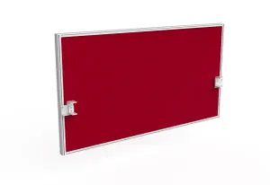 OL Studio50 Deskmount Screens Panel - Splice Fabric with White Frame - 1200mm Height thumbnail 1