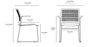 OL Stax Sled Base Hospitality Stacking Chair thumbnail 4
