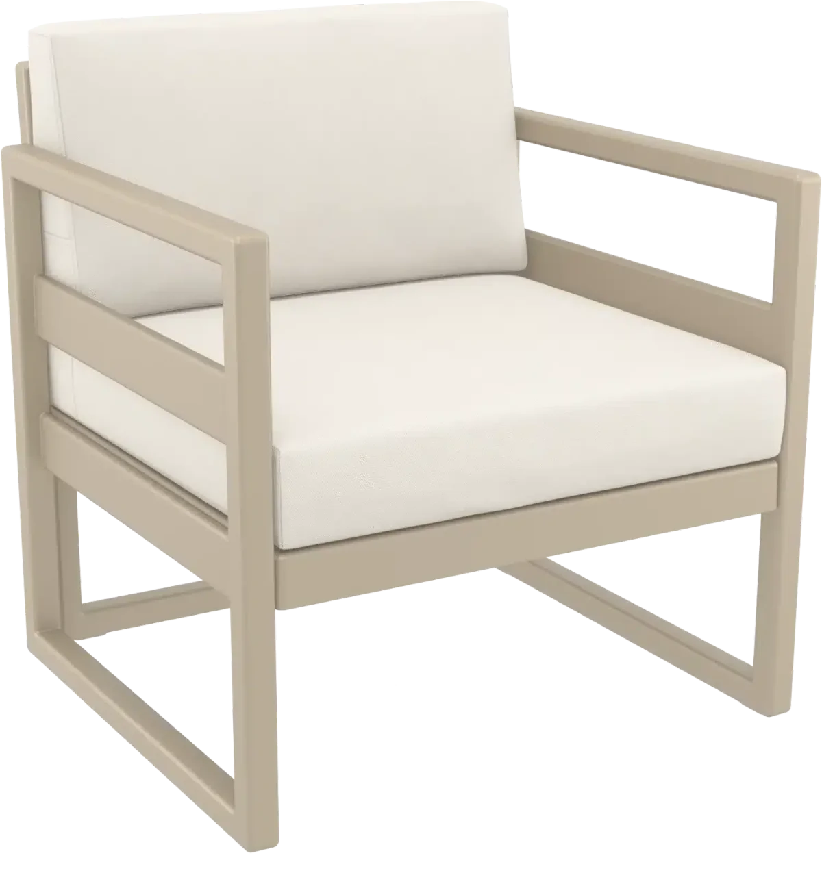 FL Mykonos Hospitality Outdoor Lounge Armchair with Cushion