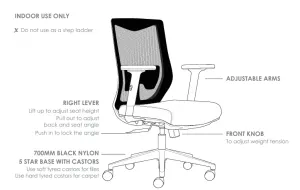 ST Gibbs Mesh Back Task Chair thumbnail 6