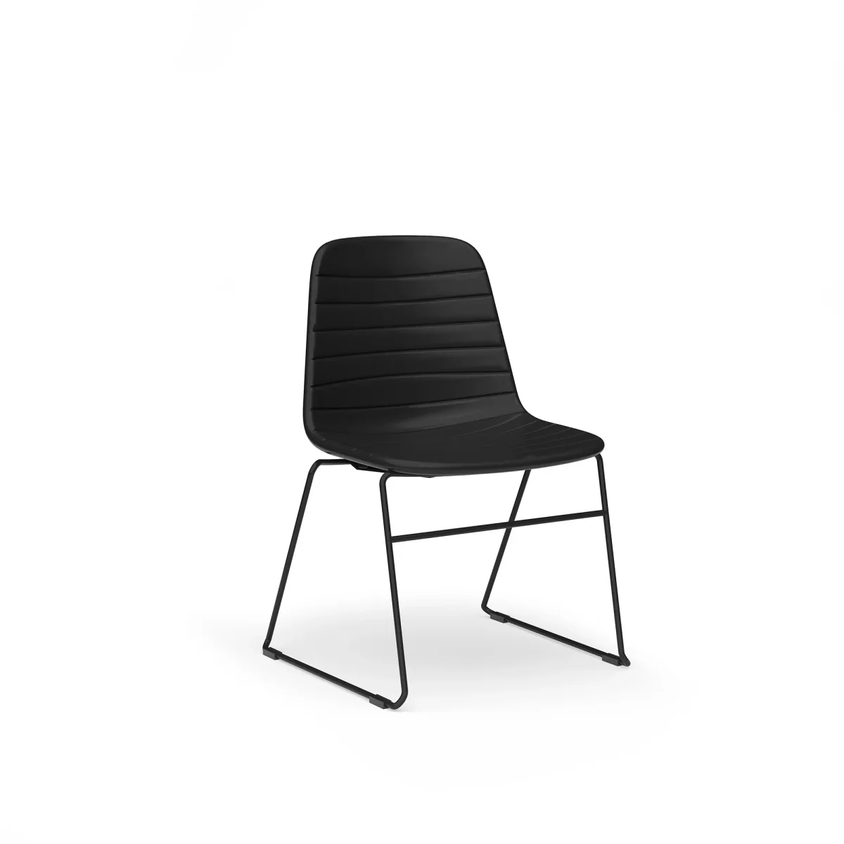 OL Sofia PU Leather Upholstered Sled Base Breakout Chair thumbnail 6