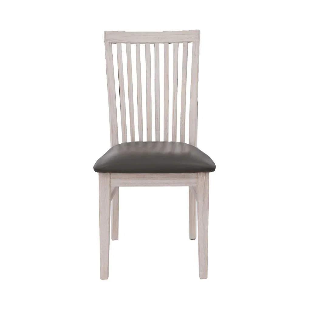 VI Florida Solid Timber PU Leather Seat Dining Chair