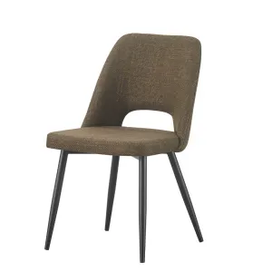 BT Zara Fabric Upholstered Metal Leg Dining Chair thumbnail 4