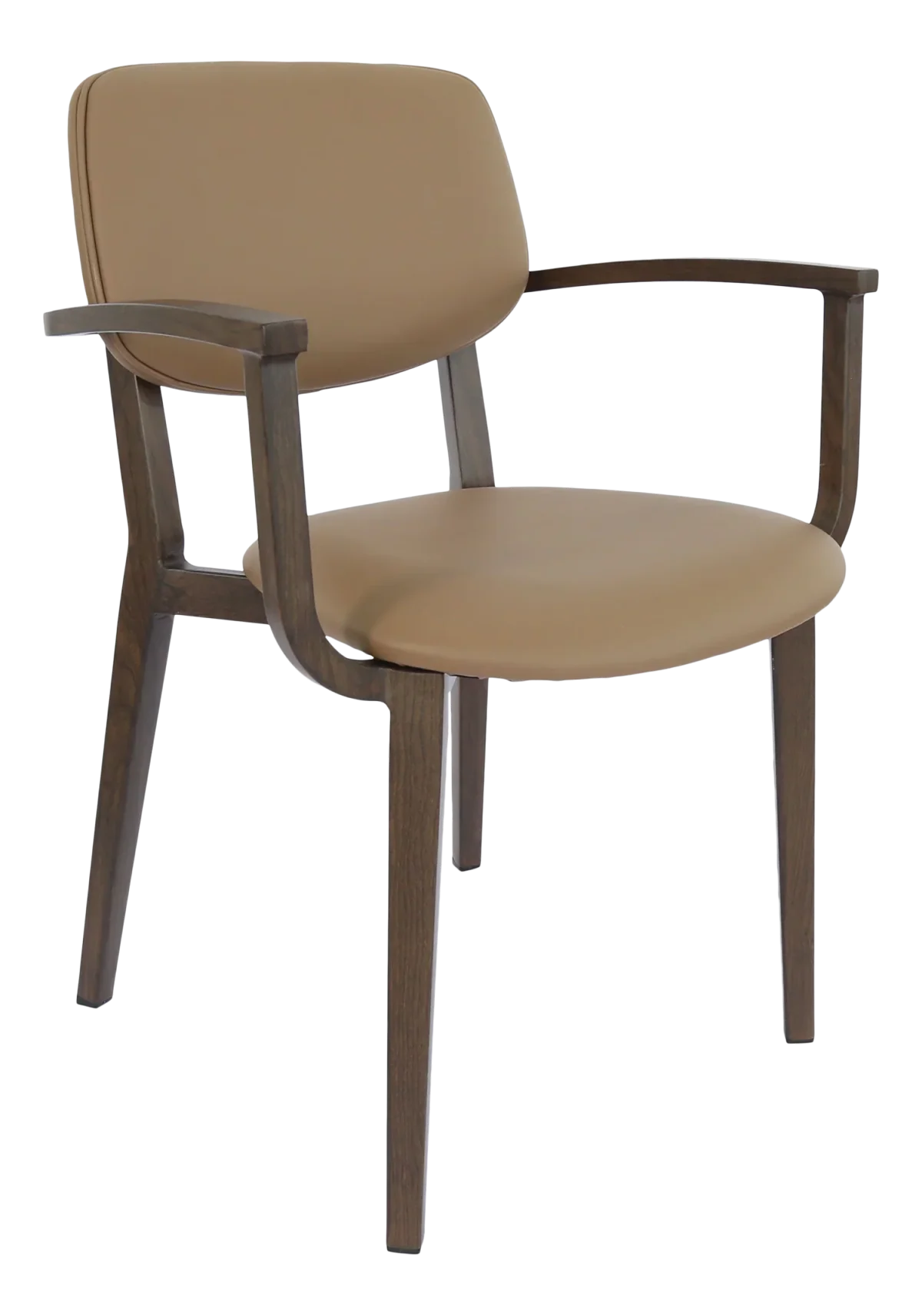 FL Atlanta Vinyl Upholstered Hospitality Stackable Dining Armchair - Large