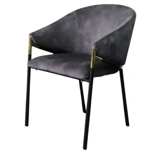 BT Manhattan Velvet Upholstered Dining Chair thumbnail 3