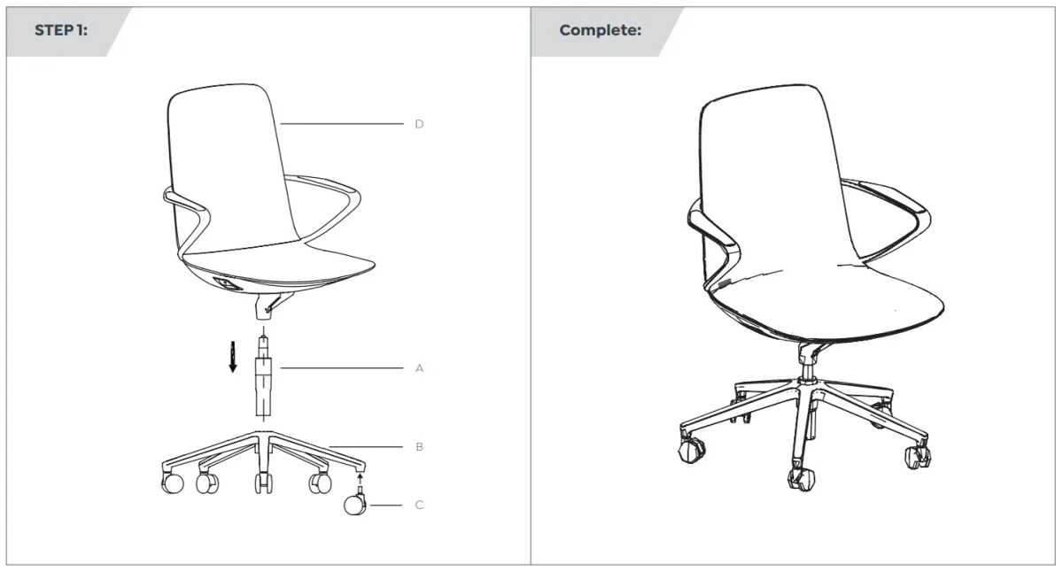 OL Nico Genuine Leather Midback Executive Chair thumbnail 7