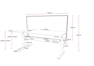 RL Halo Plus Motorized Height Adjustable Desk thumbnail 3