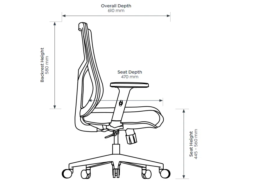OL Tilly Mesh Back Task Chair