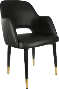 FL Sorbet Vinyl Upholstered Metal Legs Hospitality Chair thumbnail 4