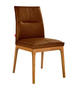 VI Atherton Leather Dining Chair with Tiber Legs thumbnail 1
