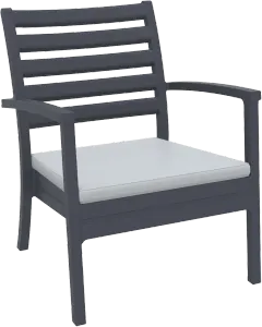 FL Artemis Hospitality Outdoor Armchair with Seat Cushion thumbnail 11
