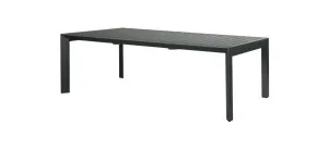 VI Icaria Aluminium Outdoor Dining Table - Charcoal and White thumbnail 2