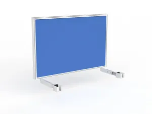 OL Studio Deskmount Screen for Agile Individual Desk – Breath Fabric White Frame thumbnail 2