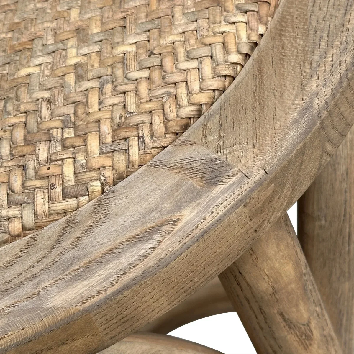 MF Grey Bahamas Rattan Back & Seat Counter Stool