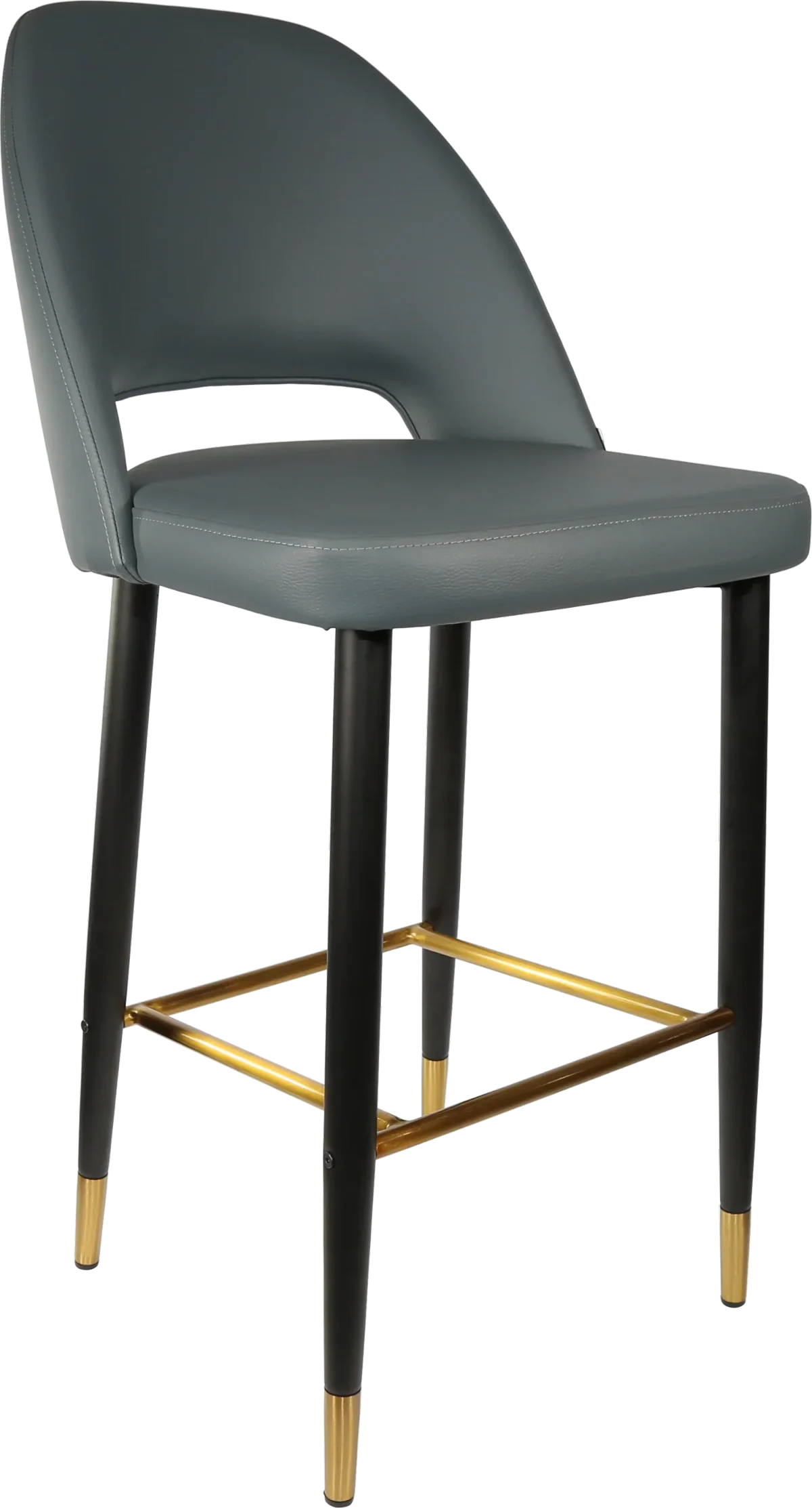 FL Semifreddo Vinyl Upholstered Metal Leg Hospitality Bar Stool thumbnail 2