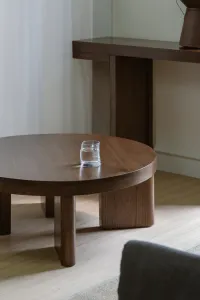 CT Apollo Solid Timber Round Coffee Table thumbnail 4