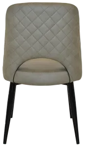 EZ Albury Black Metal Leg Upholstered Hospitality Dining Chair thumbnail 8