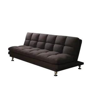 HE Vivin Fabric Upholstered Metal Leg 3 Seater Sofa Bed thumbnail 6