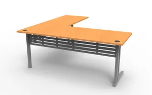 RL Rapid Span Metal C-Leg Desk with Return thumbnail 1