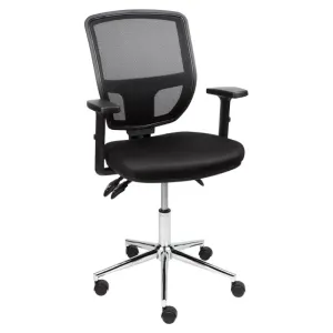 MA Lily Task Chair – Chrome Base with Arms thumbnail 1