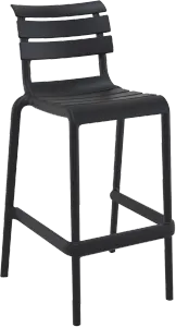 FL Helen Hospitality Stackable Outdoor Barstool thumbnail 7