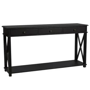 SH Mateo Solid Timber 3 Drawer Console Table thumbnail 1