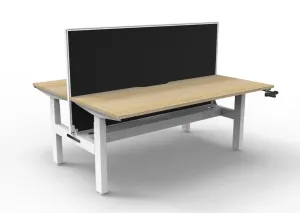 RL Boost Crank 2-User Double Sided Height Adjustable Workstation thumbnail 9