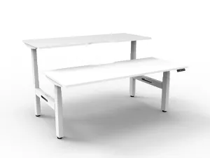 RL Boost Plus Height Adjustable Back to Back 2 User Workstation thumbnail 7