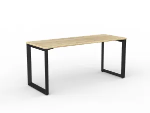 OL Anvil Straight Desk – Oak Top with White Frame thumbnail 21