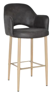 EZ STOOL ALBURY ARM 750 METAL BIRCH thumbnail 1