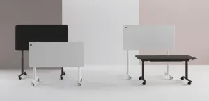TW Jojo Electric Height Adjustable Folding Table with Castors thumbnail 3