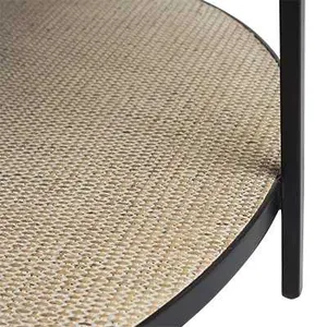 SH Marina Round Black Metal Framed Coffee Table thumbnail 3