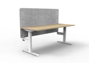 RL Boost Static Single Sided Workstation with Grey Eco Panel Screen thumbnail 7
