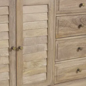SH Chartres Solid Timber 4 Door 4 Drawer Buffet thumbnail 3