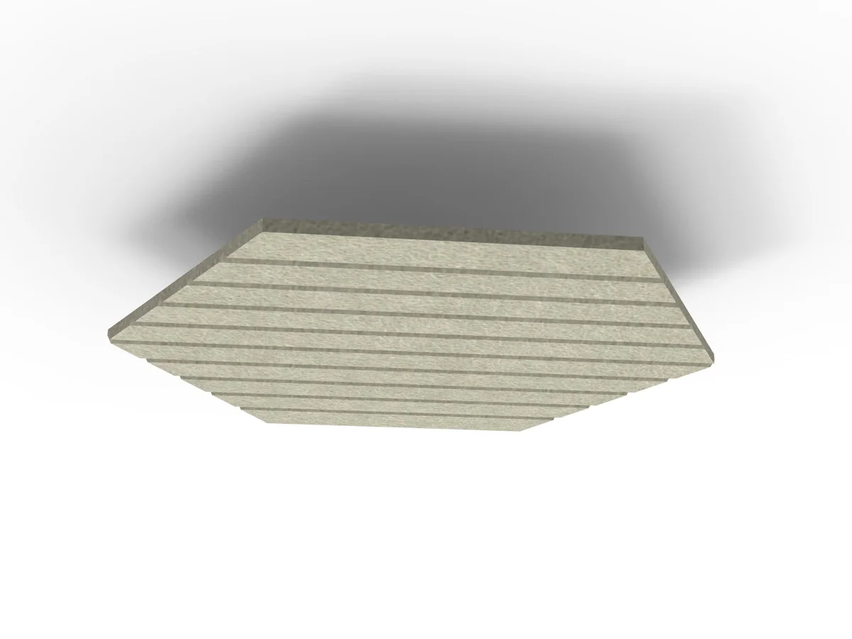 RL Acouline V Groove Hive Hexagonal Hanging Ceiling Panels