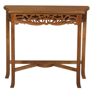 CT Jepara Solid Timber Carved Sofa Table thumbnail 16