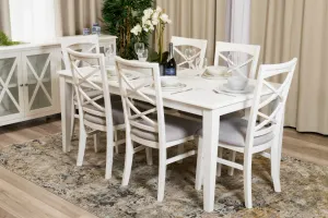 VI Hamilton Solid Timber Dining Chair with Fabric Seat thumbnail 3