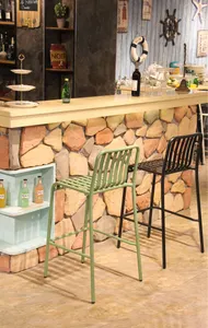 FL Boardeaux Aluminium Stackable Hospitality Outdoor Barstool thumbnail 7