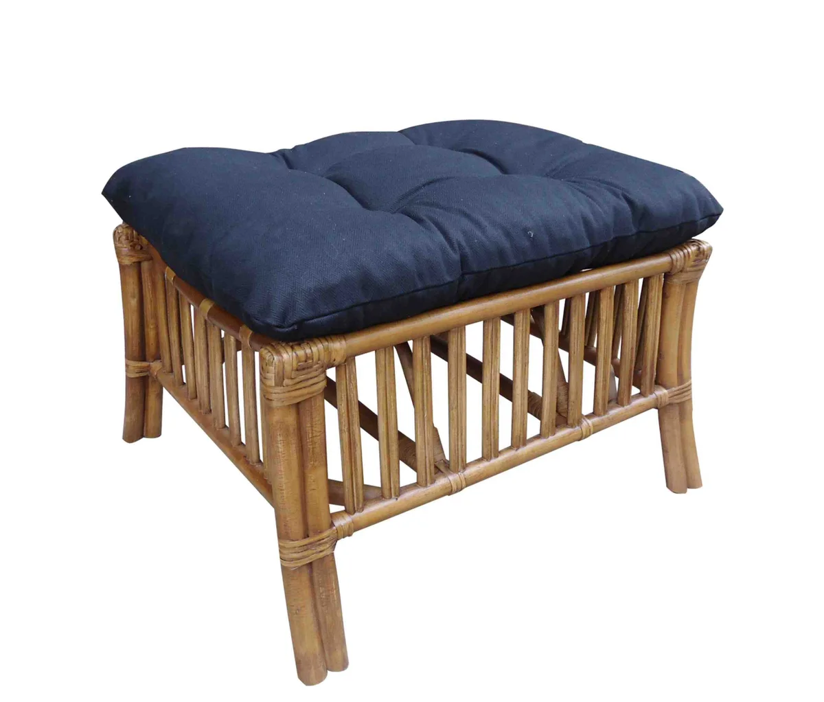 CR Hampton Rattan Footstool