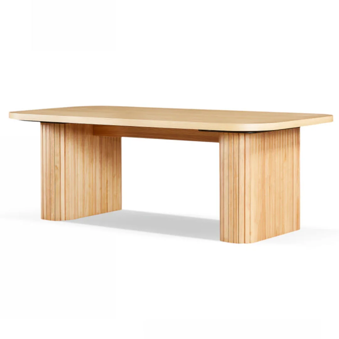 BT Melba Timber Slat Base Coffee Table