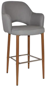 EZ STOOL ALBURY ARM 750 METAL LIGHTOAK thumbnail 1