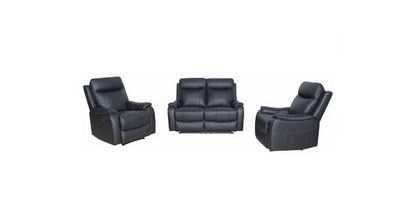 EL Dolavon 2 Seater + 2 Single Seater Fabric Lounge Set