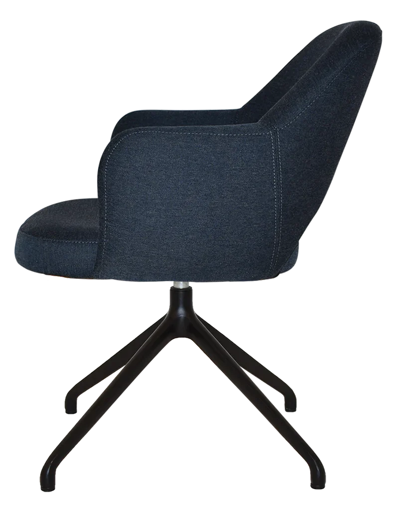 EZ ARM CHAIR ALBURY TRESTLE V2 BLACK
