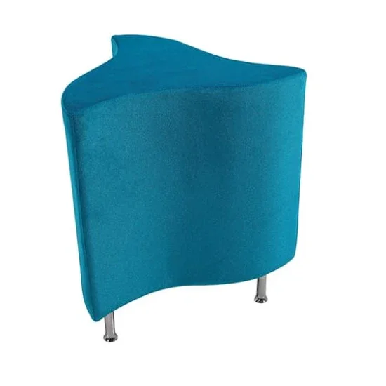 ST Impress Fully Upholstered Triangular Reception Area Ottoman