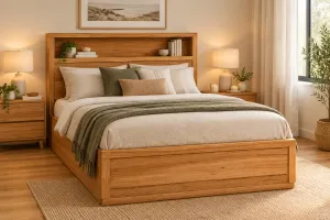 MD Moni Messmate Timber Gas Lift Storage Bed thumbnail 3