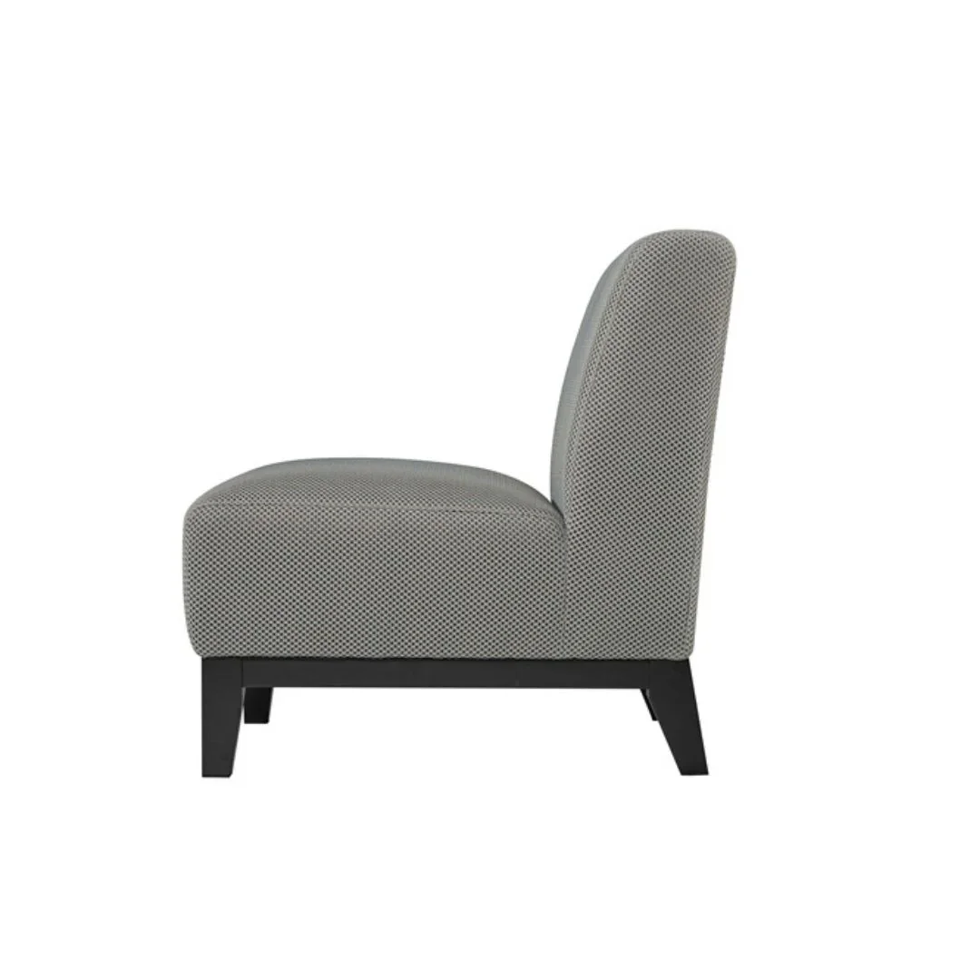 BT Ace Chair Grey, Red and Yellow Textured Fabric Upholstery