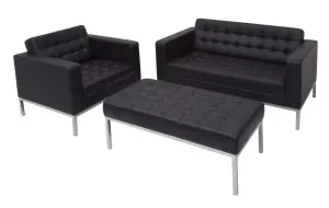 RL Venus PU Leather Upholstered Breakout Ottoman thumbnail 2